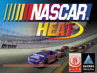 NASCAR Heat title screen for Playstation